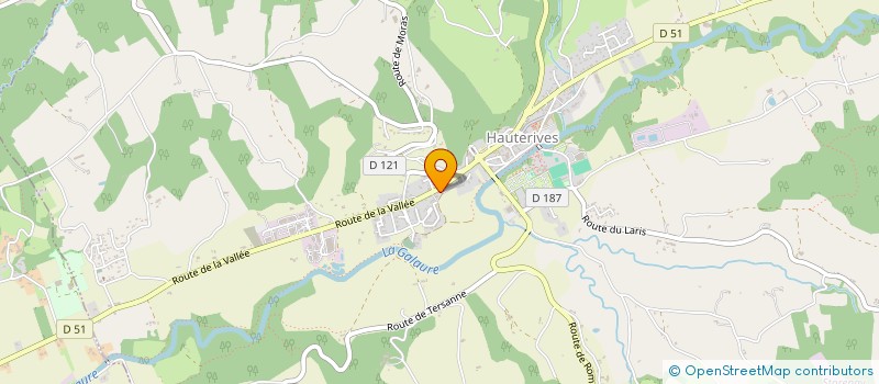 localisation de l'entreprise 484 771 365   HAUTERIVES