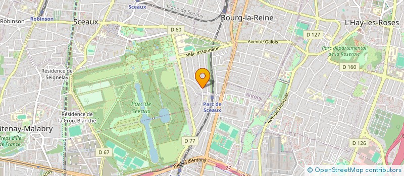 localisation de l'entreprise 484 792 973  à SCEAUX