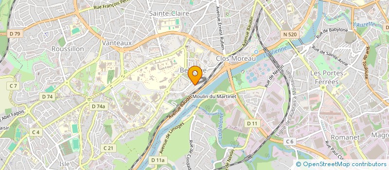 localisation de l'entreprise 484 834 320 à LIMOGES