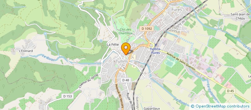 localisation de l'entreprise 484 856 992 à TULLINS