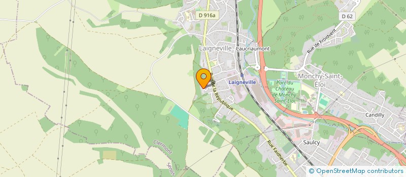 localisation de l'entreprise 484 861 240   LAIGNEVILLE