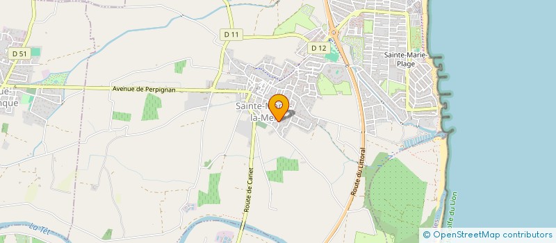 localisation de l'entreprise 484 889 365   SAINTE-MARIE-LA-MER