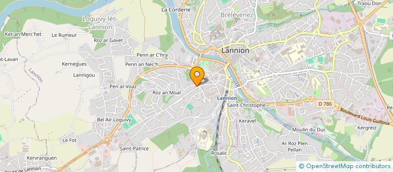 localisation de l'entreprise 484 941 414 à LANVELLEC