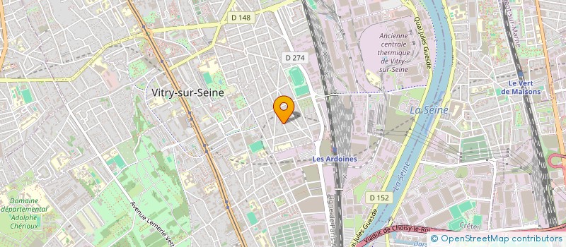 localisation de l'entreprise 484 956 404  à CHAMPIGNY-SUR-MARNE