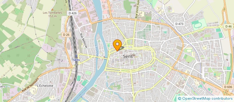 localisation de l'entreprise 484 988 233   SENS