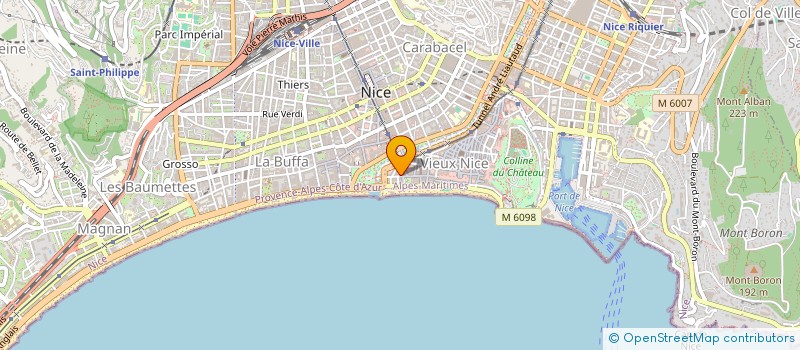 localisation de l'entreprise 484 RTE DU MONT CHAUVE FALICON  NICE