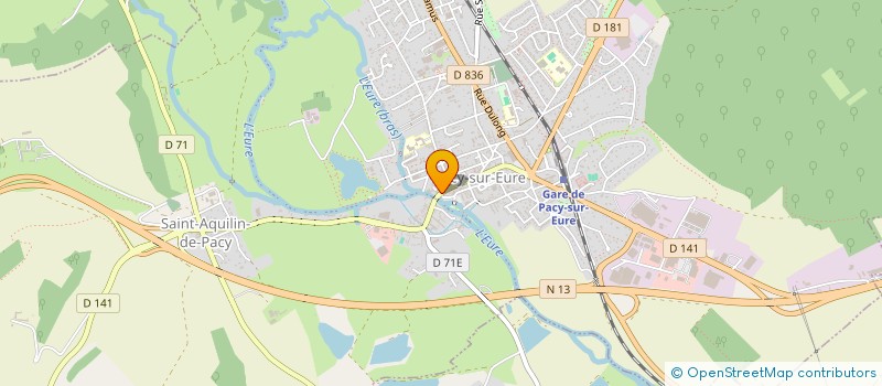 localisation de l'entreprise 485 001 309   PACY-SUR-EURE