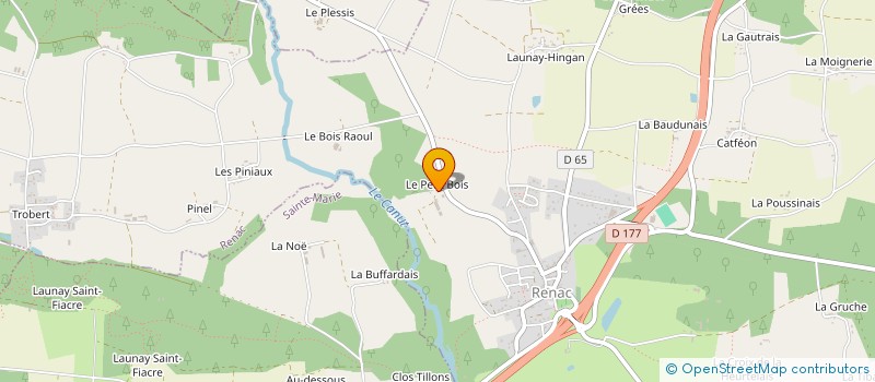 localisation de l'entreprise 485 013 627   RENAC