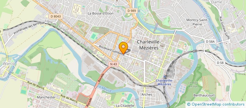 localisation de l'entreprise 485 100 747   CHARLEVILLE-MEZIERES