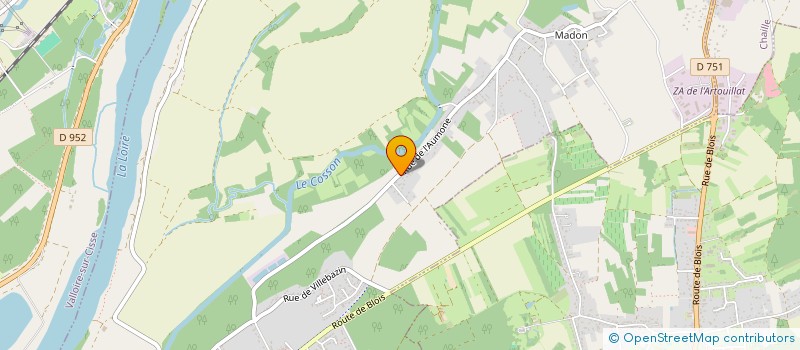 localisation de l'entreprise 485 127 856   CANDE-SUR-BEUVRON