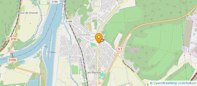 localisation de l'entreprise 485 162 994   DONZERE