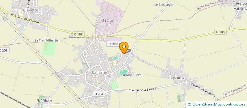 localisation de l'entreprise 485 166 037 à LA JARRIE