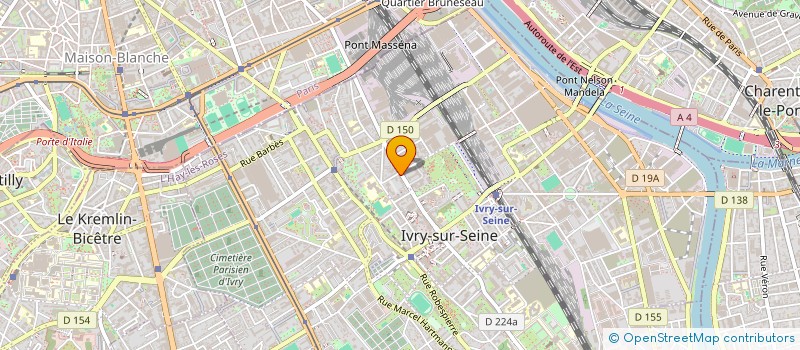 localisation de l'entreprise 485 343 800   IVRY-SUR-SEINE