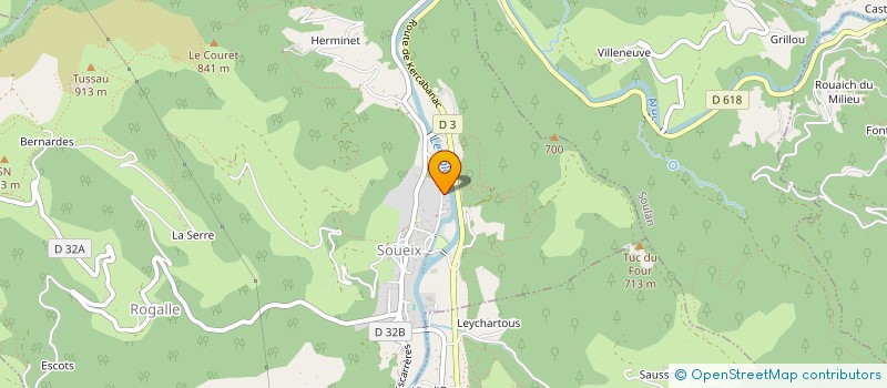 localisation de l'entreprise 485 349 724 à SOUEIX-ROGALLE