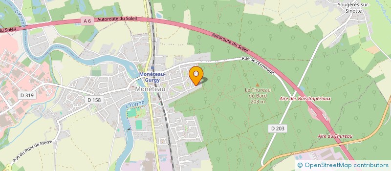 localisation de l'entreprise 485 361 778 à AUXERRE