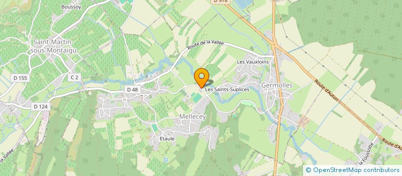 localisation de l'entreprise 487 433 559   MELLECEY