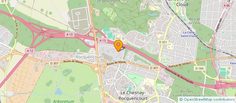 localisation de l'entreprise 487 462 061   LE CHESNAY-ROCQUENCOURT