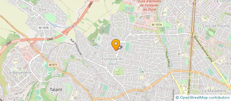 localisation de l'entreprise 487 504 615   DAIX