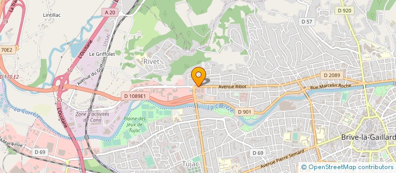 localisation de l'entreprise 487 512 014   BRIVE-LA-GAILLARDE