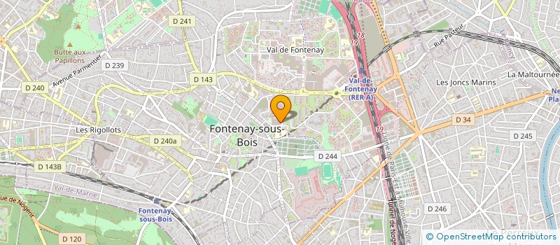 localisation de l'entreprise 487 515 587 à FONTENAY-SOUS-BOIS