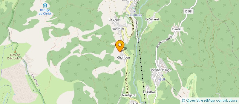 localisation de l'entreprise 487 530 990   LES ALLUES