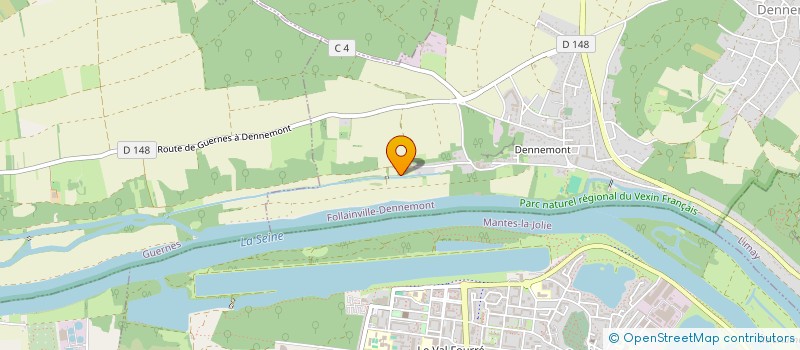 localisation de l'entreprise 487 541 377   FOLLAINVILLE-DENNEMONT