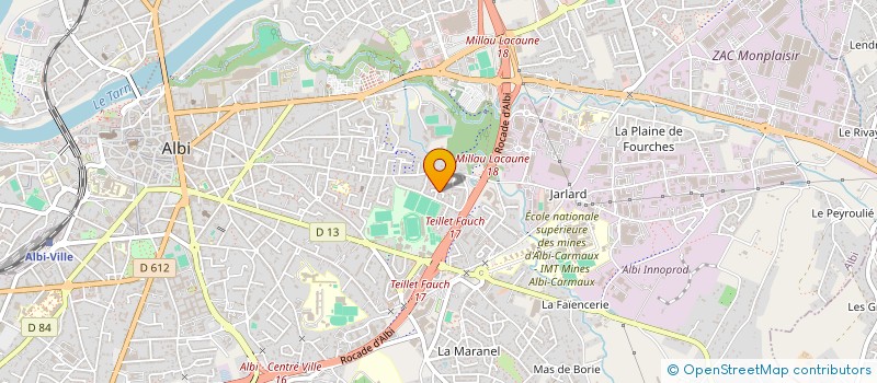 localisation de l'entreprise 487 598 039  à ALBI