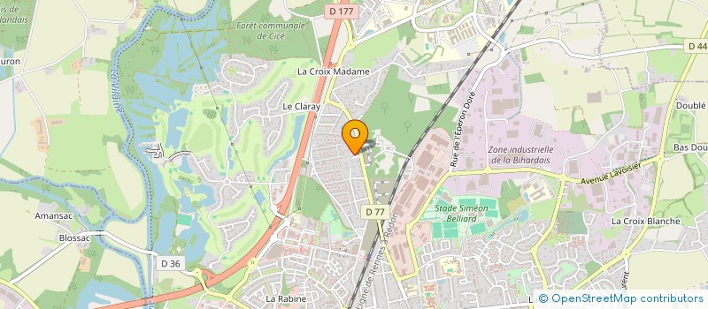 localisation de l'entreprise 487 610 685 à BRUZ