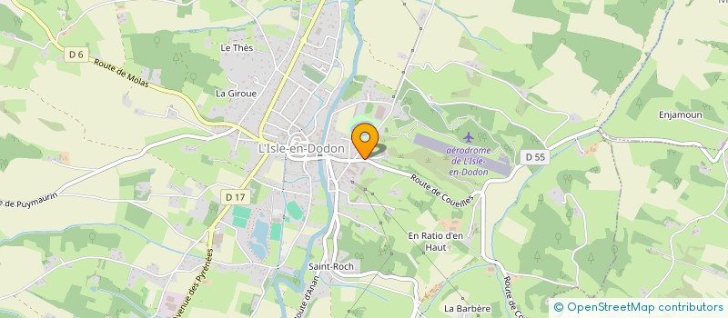 localisation de l'entreprise 487 619 942   L'ISLE-EN-DODON