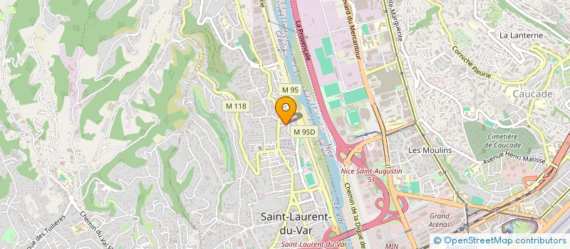 localisation de l'entreprise 487 635 237 à SAINT LAURENT DU VAR