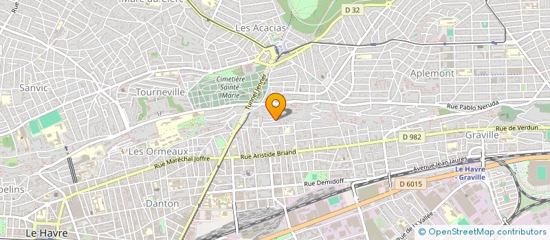 localisation de l'entreprise 487 695 496 à LE HAVRE