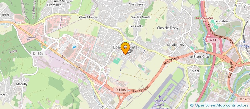 localisation de l'entreprise 487 783 292 à ANNECY