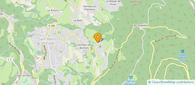 localisation de l'entreprise 487 864 845   SAINT MARTIN D'URIAGE