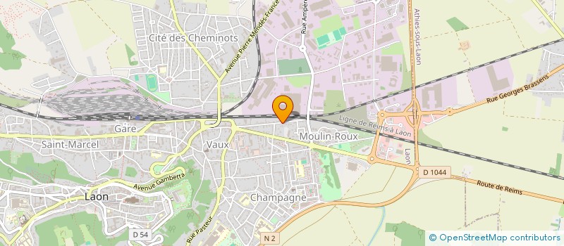 localisation de l'entreprise 487 884 652 à LAON