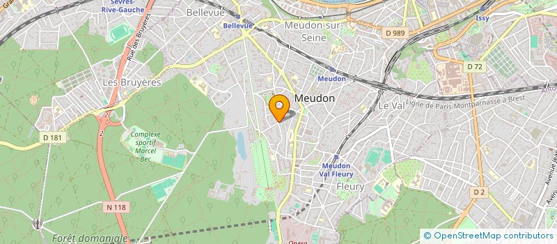 localisation de l'entreprise 487 909 012  à MEUDON