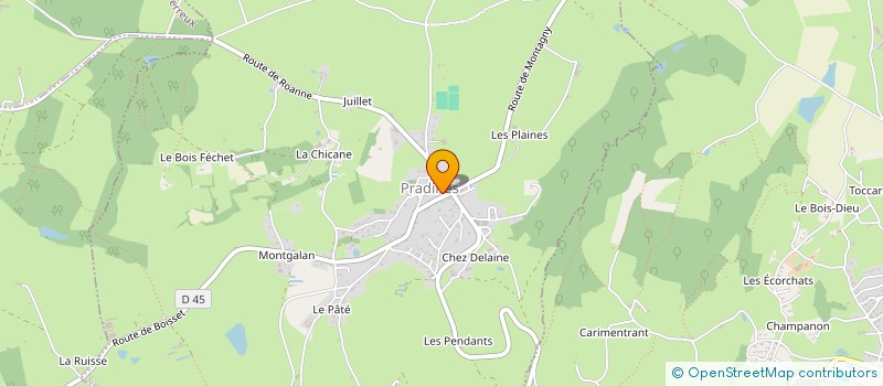 localisation de l'entreprise 487 934 044   PRADINES