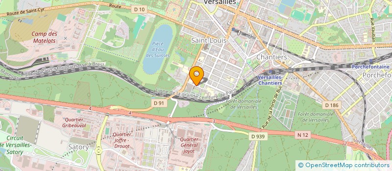 localisation de l'entreprise 487 993 610  à VERSAILLES