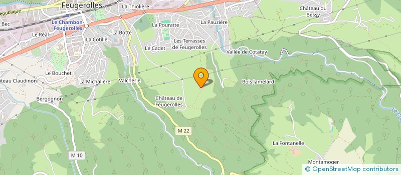 localisation de l'entreprise 488 013 186 à LE CHAMBON-FEUGEROLLES