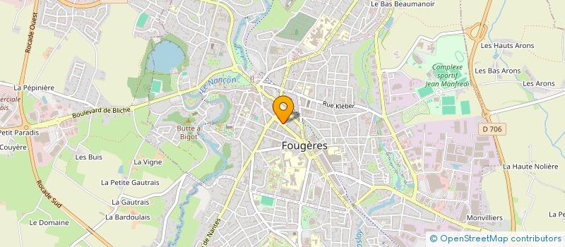 localisation de l'entreprise 488 063 462   FOUGERES