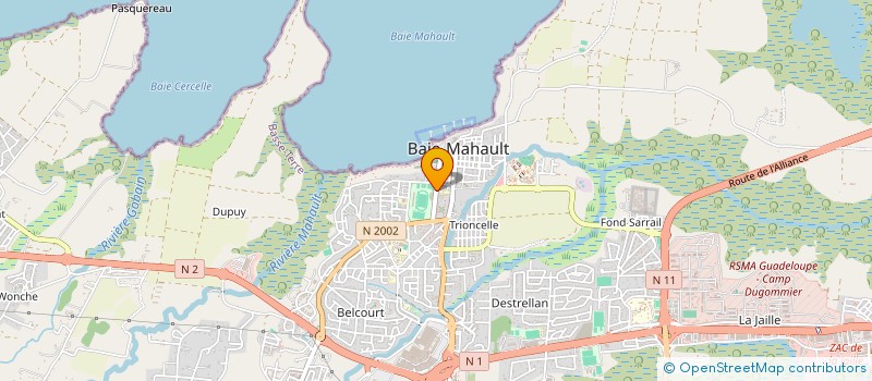 localisation de l'entreprise 488 108 994 à BAIE-MAHAULT
