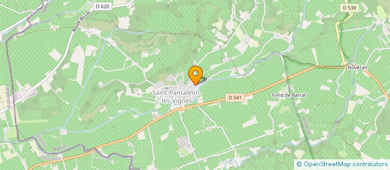 localisation de l'entreprise 488 149 444   SAINT-PANTALEON-LES-VIGNES