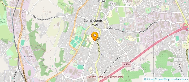 localisation de l'entreprise 488 155 672   OULLINS-PIERRE-BENITE