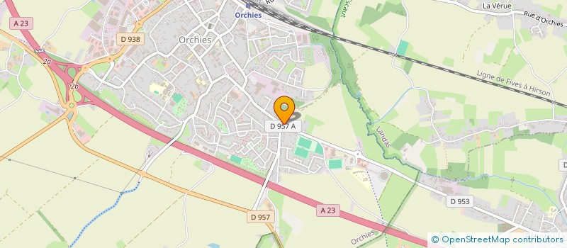 localisation de l'entreprise 488 156 597   ORCHIES