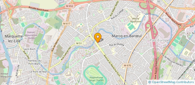 localisation de l'entreprise 488 160 821 à MARCQ-EN-BARUL