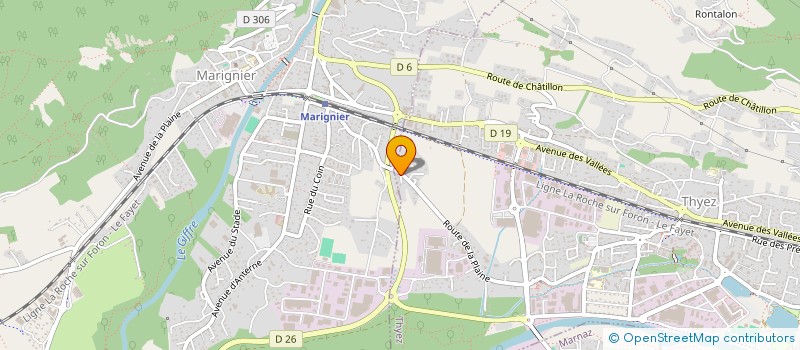 localisation de l'entreprise 488 257 213   THYEZ