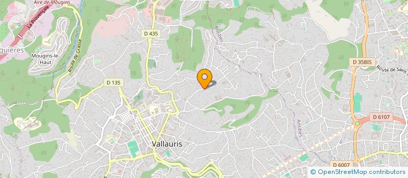 localisation de l'entreprise 488 380 148   VALLAURIS