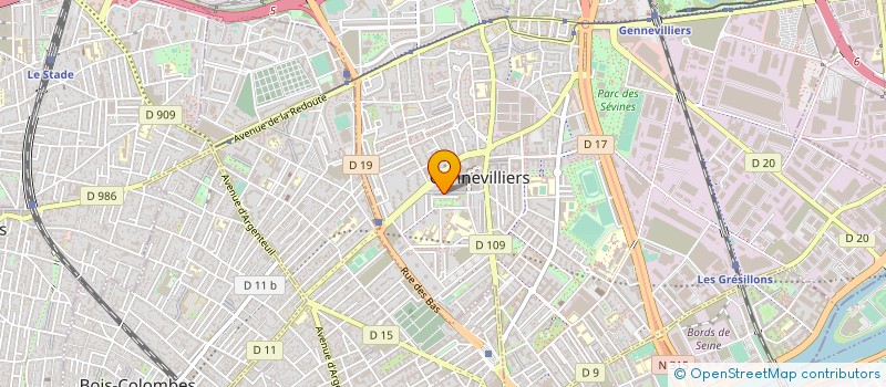 localisation de l'entreprise 488 393 471  à GENNEVILLIERS