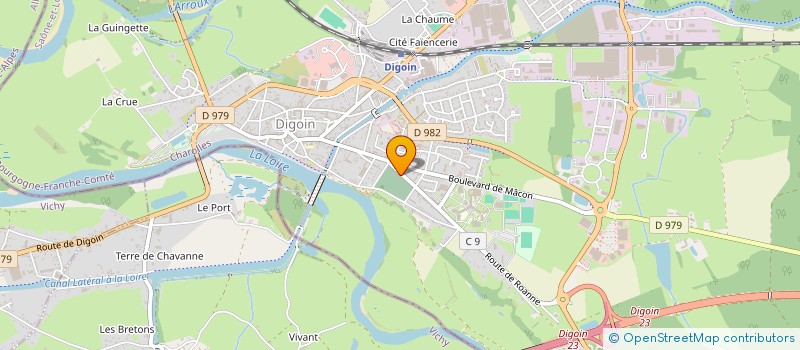 localisation de l'entreprise 488 400 177 à DIGOIN