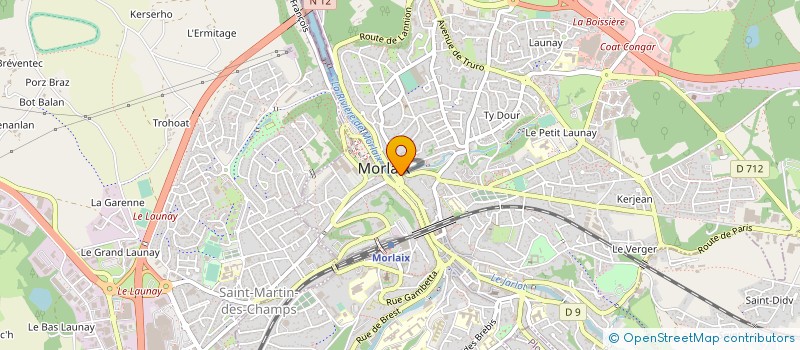 localisation de l'entreprise 488 568 494   PLOUEGAT-GUERRAND