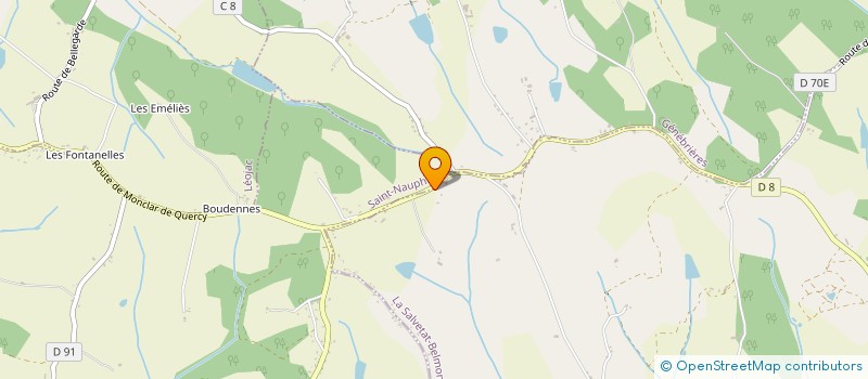 localisation de l'entreprise 488 584 061   LA SALVETAT-BELMONTET